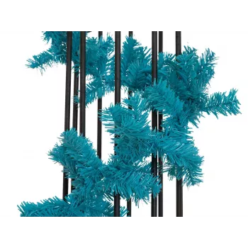 EUROPALMS ghirlanda di abete artificiale turchese 270 cm 83500413