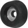 ACCESSORY piedino in gomma piccolo con anello in acciaio (3000130A) - piedino in gomma piccolo con anello in acciaio, nero