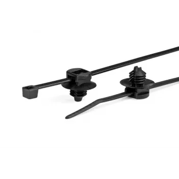 HellermannTyton T30LRFT6 fascetta in poliammide nera, 260 mm x 3,3 mm, confezione da 500 150-77932