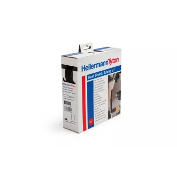HellermannTyton 300-30480 guaina termorestringente 3:1, 4,8 mm, nera, 10 m