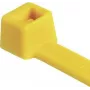 HellermannTyton T30R fascetta gialla 150 x 3,6 mm, PA66, 100 pezzi (116-01814)