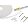 HellermannTyton HCR 12 Supporto per marcatori in PVC trasparente, 25 m x 13 mm, stampabile a trasferimento termico
