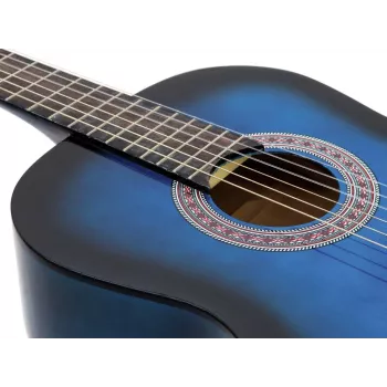 DIMAVERY AC-303 Chitarra classica, Blueburst 26241007