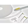 HellermannTyton HC 09-52 Clip solare per cavi da 5,2-7,0 mm, spessore pannello 1,0-3,0 mm, nero, PA66HIRHS, 50 pz.