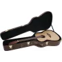 DIMAVERY Custodia sagomata per chitarra acustica, marrone (26341018)