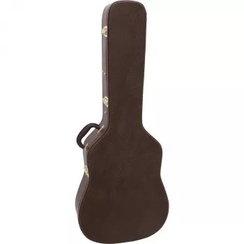 DIMAVERY Custodia sagomata per chitarra acustica, marrone (26341018)