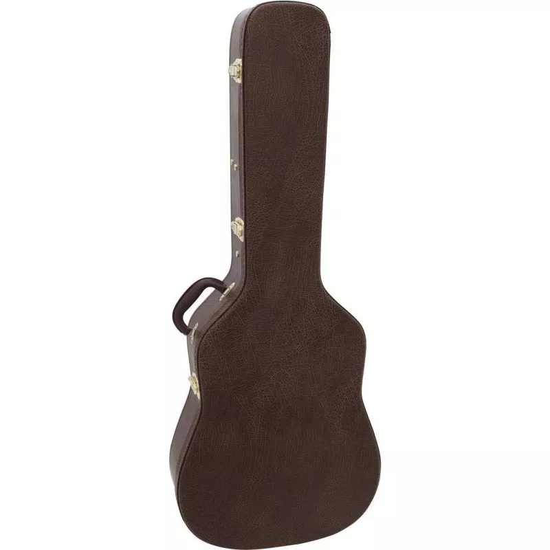 DIMAVERY Custodia sagomata per chitarra acustica, marrone (26341018)