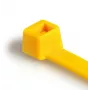 HellermannTyton T80L Fascette per cavi 390 mm x 4,6 mm giallo confezione da 100 116-05414