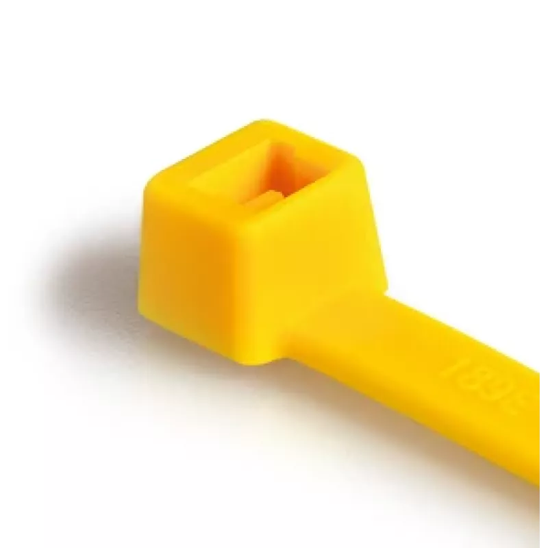 HellermannTyton T80L Fascette per cavi 390 mm x 4,6 mm giallo confezione da 100 116-05414