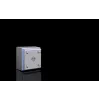 Rittal HD Custodia per pulsante, acciaio inox 1.4301, un foro, IP69/IP69K, montaggio a parete, spazzolato 1681600