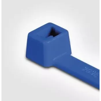 HellermannTyton T80L Fascette standard per cavi, 390 x 4,6 mm, PA66, blu, 100 pz. 116-05416