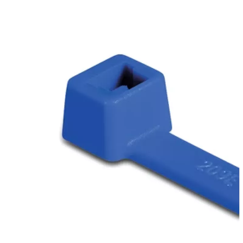 HellermannTyton T80R Fascette standard per cavi, 210 x 4,6 mm, blu, 100 pz. (116-08016)