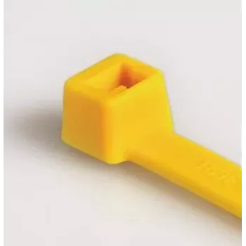 HellermannTyton T80R-N66-YE-C1 Fascette standard per cavi, 210 x 4,6 mm, giallo, 100 pz. 116-08014