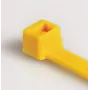HellermannTyton T80R-N66-YE-C1 Fascette standard per cavi, 210 x 4,6 mm, giallo, 100 pz. 116-08014
