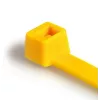 HellermannTyton T80R-N66-YE-C1 Fascette standard per cavi, 210 x 4,6 mm, giallo, 100 pz. 116-08014