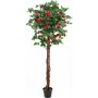 EUROPALMS Camelia rossa con vaso, pianta artificiale, 180 cm 82507226
