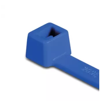 HellermannTyton T150R Fascette per cavi, blu, PA66, 380 mm x 8,8 mm, confezione da 100 116-15016