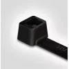HellermannTyton T18L-HS-BK-C1 fascette, poliammide 6.6, nero, 100 mm x 2,5 mm, 100 pz.