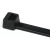 HellermannTyton T18L-HS-BK-C1 fascette, poliammide 6.6, nero, 100 mm x 2,5 mm, 100 pz.