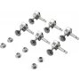 Dimavery set meccaniche per chitarra stile TL, 6-in-Line, cromo, ingranaggi sigillati, per destrimani 26300250