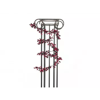 EUROPALMS ghirlanda artificiale di bacche miste, 180cm, rosso 83500501