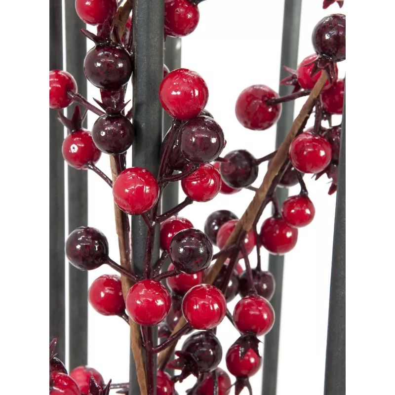 EUROPALMS ghirlanda artificiale di bacche miste, 180cm, rosso 83500501