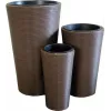 EUROPALMS India set di vasi decorativi, 3 dimensioni, effetto pietra grigia, interno/esterno 83011268