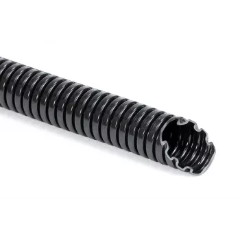 HellermannTyton HG-SW11 PA6 BK 50 guaina di protezione, 8,5 mm diametro nominale, nero, 50 m
