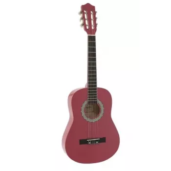 Dimavery AC-303 chitarra classica 1/2 rosa con gig bag