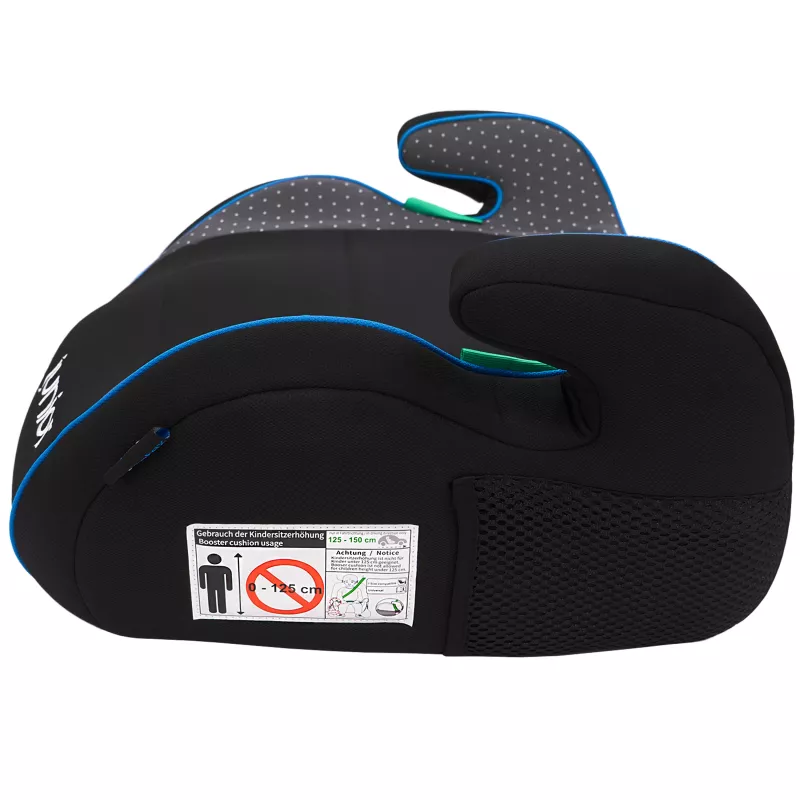Petex Max 301 rialzo senza schienale grigio/nero ECE R129 i-Size 125-150 cm