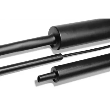 HellermannTyton MU47 guaina termorestringente 4:1 da 63 mm a 19 mm nero 1 m