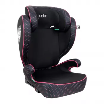 Petex Basic Plus 1602 rosa HDPE seggiolino per bambini ECE R129 i-Size 100-150 cm