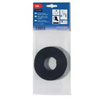 HellermannTyton fascetta serracavi in velcro 1m x 12,5mm nero (130-00008)