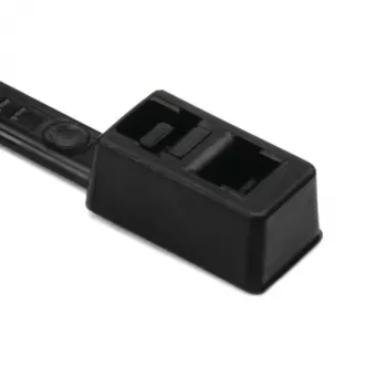 HellermannTyton T30R fascetta per cavi in PA66 nera 395 x 4,7 mm, 100 pezzi 117-00008