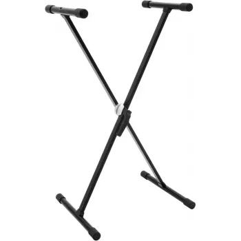 Dimavery SVT-1 supporto per tastiera a X con chiusura a vite regolabile in altezza portata 20 kg nero