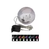 EUROPALMS palla di neve LED 15 cm, rosso 83501243