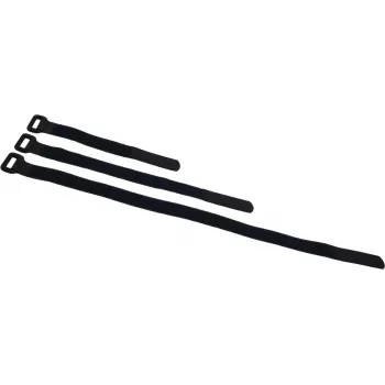 ACCESSORY BS-1 fascetta per cavi in velcro 25x300 mm nero confezione da 10 30006031