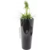 EUROPALMS composizione di erba artificiale, 90 cm, verde, in vaso nero 82600137