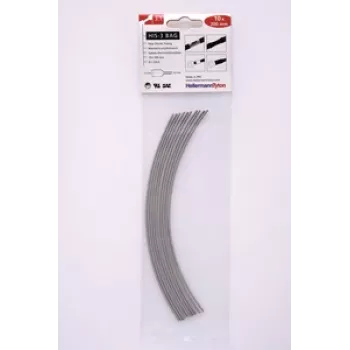 HELLERMANNTYTON set di guaine termorestringenti HIS-3 3:1, 70 pezzi, varie dimensioni, nero/rosso 308-30162