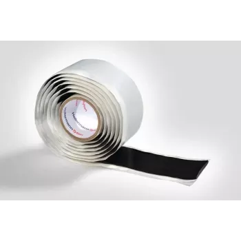 HellermannTyton 711-10300 nastro isolante in PVC, nero, 19 mm x 20 m, 0,15 mm