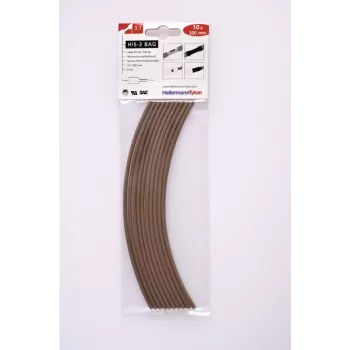 HellermannTyton 308-30314 guaina termorestringente, marrone, 10 pezzi