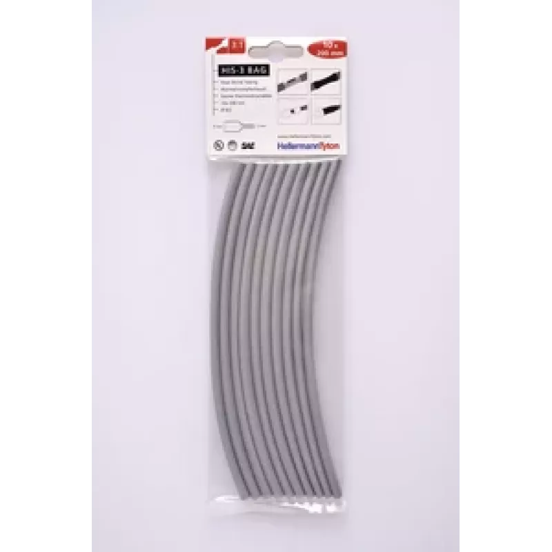HELLERMANNTYTON Set guaine termorestringenti HIS-3 3:1, 100 pezzi, colori assortiti, lunghezza 100 mm 308-30613