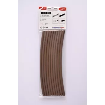 HELLERMANNTYTON Set guaine termorestringenti HIS-3 3:1, 100 pezzi, 7 misure, 7 colori, lunghezza 100 mm 308-30614