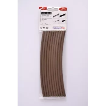 HELLERMANNTYTON Set guaine termorestringenti HIS-3 3:1, 100 pezzi, 7 misure, 7 colori, lunghezza 100 mm 308-30614