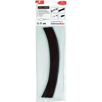 HELLERMANNTYTON Set guaine termorestringenti HIS-3 3:1, 127 pezzi, colori assortiti, lunghezze 100 mm (308-30611)