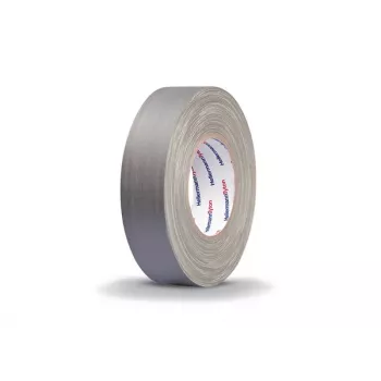Hellermann Tyton HTAPE-TEX-19x50 Nastro in tessuto di cotone grigio 19 mm x 50 m 712-00506
