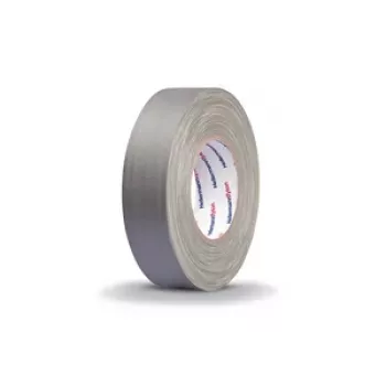 Hellermann Tyton HTAPE-TEX-19x50 Nastro in tessuto di cotone grigio 19 mm x 50 m 712-00506