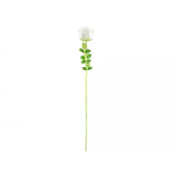 EUROPALMS Crystal Rose Fiore artificiale, bianco, 81 cm, 12 pezzi 82600208