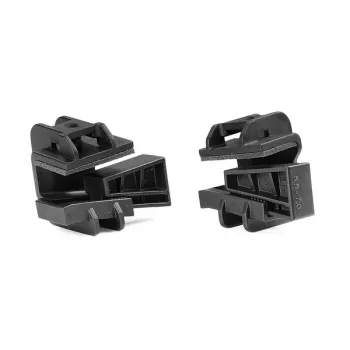 HellermannTyton 151-01188 Base di fissaggio avvitabile in poliammide nera per fascette, 28,6 mm, 200 pezzi
