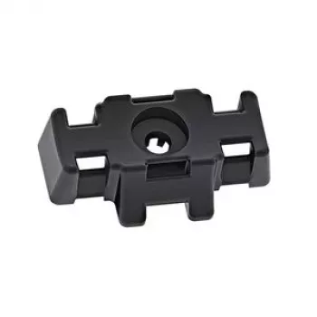 HellermannTyton S3SB15CBM8-PA6GF30-BK base a vite per fascette, nero, M8, PA6GF30, 1 pz. 151-01010